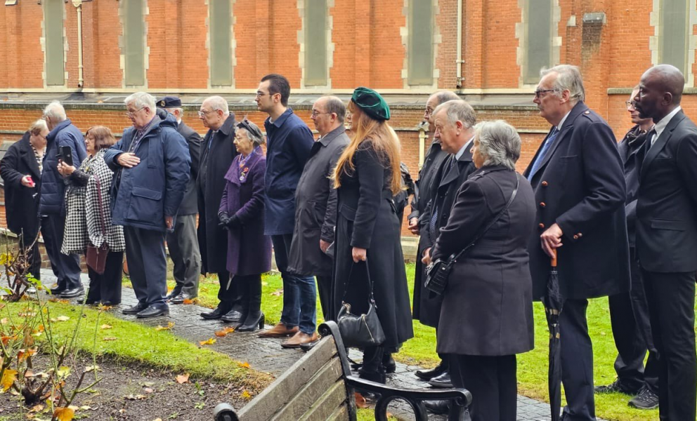 Kelly Tolhurst and Conservative Cllrs at POW service.