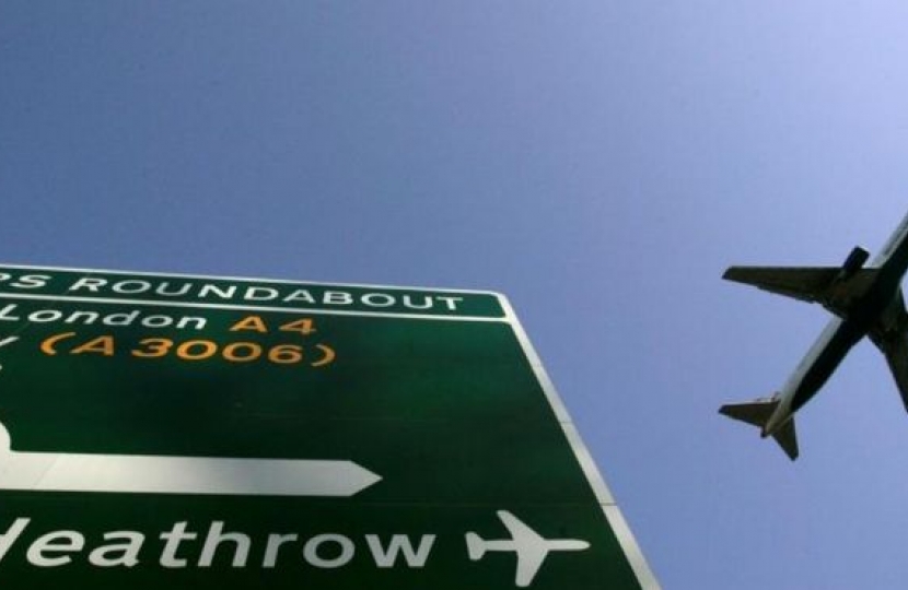 Heathrow Sign and Plane - Credit to Reuters