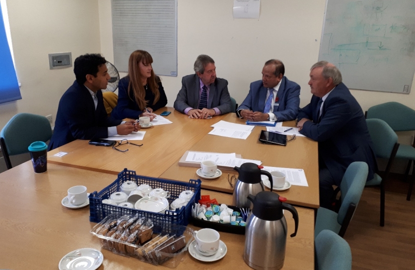 Rehman Chishti, Kelly Tolhurst, Gordon Henderson, DR Mamun and Alan Jarrett (Left - Right)