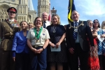 Councillor David Brake and Mayor David Wildey st St George's Day celebrations