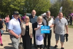 Councillors Barry Kemp, Jan Aldous, Gary Etheridge, Wendy Purdy, John Williams and David Wildey all lending a hand at the WI tent 