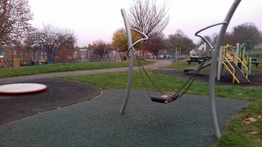 The newly improved play area at Jacksons Recreation Ground 