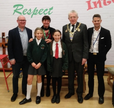 Councillors Potter and Iles At the Holocaust Memorial Service