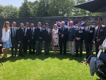 Councillors and MPs at the Celebrations