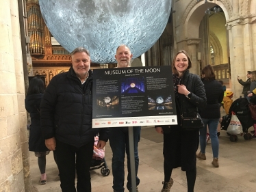 Strood Rural Councillors at the Museum of the Moon event