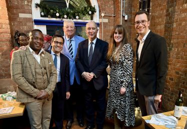 Lord Dominic Johnson visits Medway