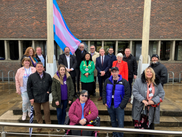 Cllr Gulvin at Transgender day of Remembrance 