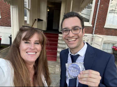 Selfie of Cllr Perfect and the Rt Hon Kelly Tolhurst